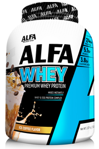 אלפא ALFA בטעם אייס קפה - אבקת החלבון מס׳ 1 בישראל